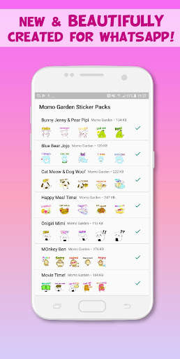 Cute Stickers for whatsapp screenshot 1