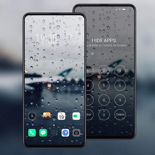 Rain drops HD Wallpapers glass city theme Find X screenshot 4