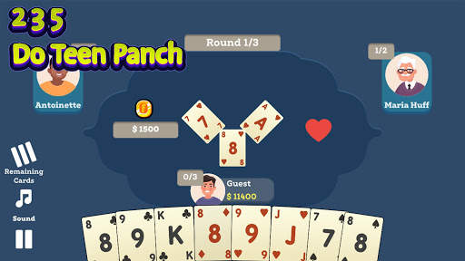 Do Teen Panch - 235 Card Game screenshot 1