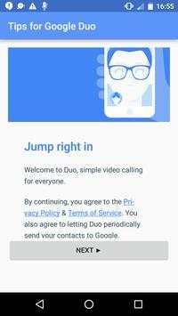 Tips for Google Duo 2016 screenshot 1