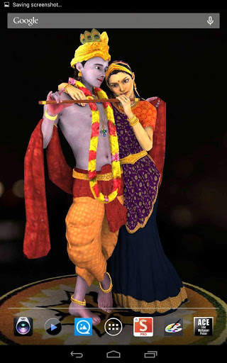 3D Radha Krishna Live Wallpaper screenshot 6