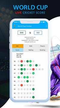 Live Cricket Score - Cricket World Cup Live Score screenshot 3