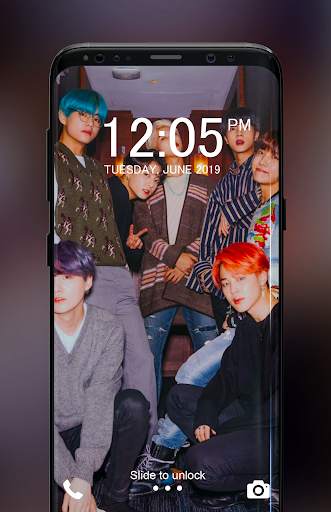 BTS Photo Lock Screen App 3 تصوير الشاشة