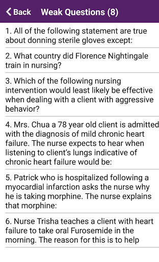 Fundamentals of Nursing 5000  Questions screenshot 7