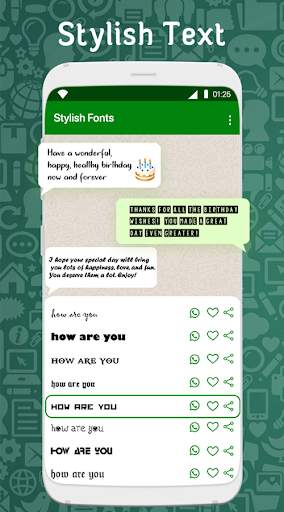 Chat Styler for Whatsapp 2021 : Stylish Fonts screenshot 5