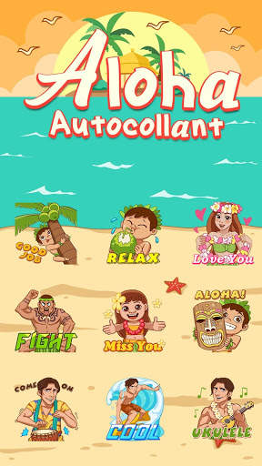 Autocollant d'été Aloha pour Snapchat screenshot 2