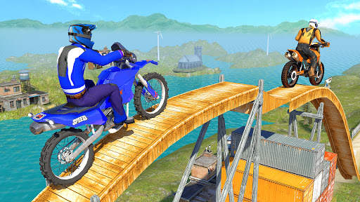 Real Bike Stunts - New Bike Ra screenshot 4