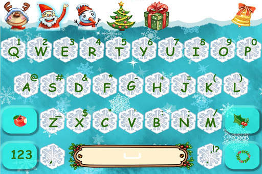 Merry Christmas Keyboard screenshot 1