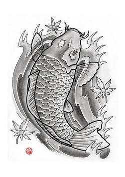 Koi Fish Art HD Wallpaper screenshot 3