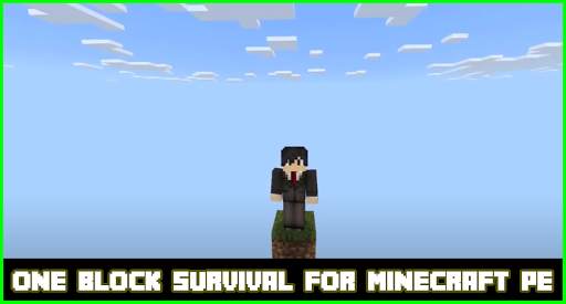 one block survival😱 for Minecraft PE ♥♥ screenshot 4