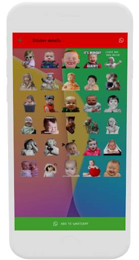 Cute & Funny Babies Stickers | WAStickerApps screenshot 3