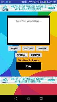Text To Speech 2 تصوير الشاشة