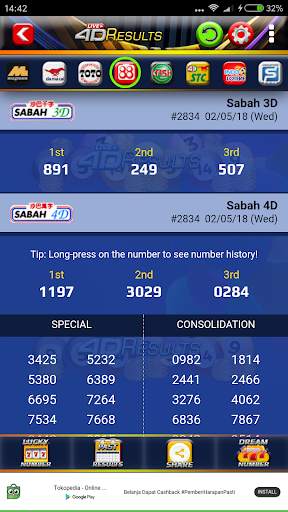 Live Togel 4D screenshot 1