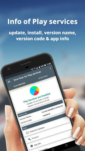 Error fixer for Play services screenshot 2
