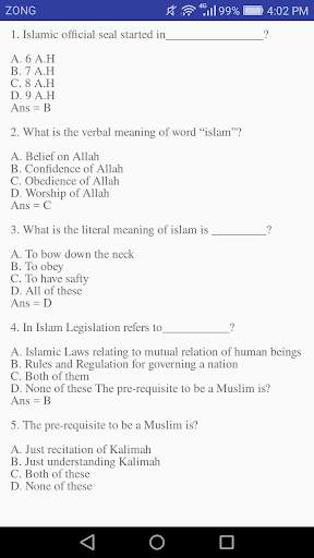 Islamic General Knowledge screenshot 3