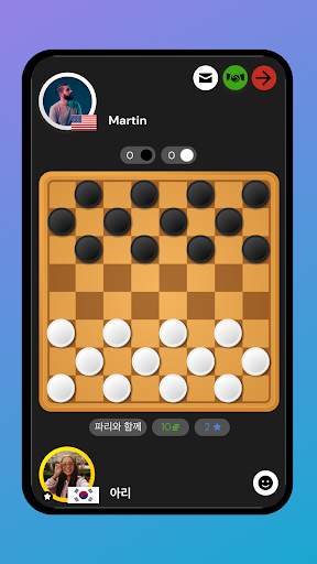 체커 온라인 보드 게임 screenshot 1
