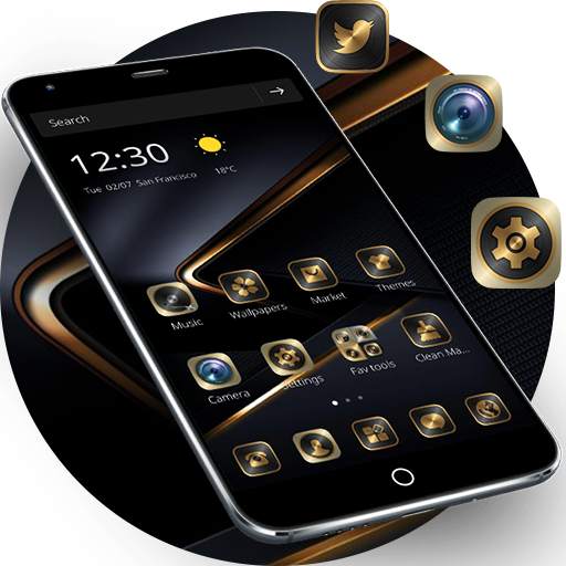 Golden Black Theme for P10 1.1.10