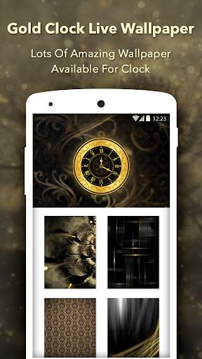 Gold Clock : Analog Clock Live screenshot 2