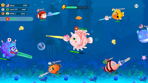 Shark vs Fish .io-Hungry World screenshot 23