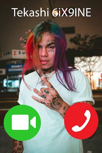 6ix9ine Tekashi Video Call And Sing For You - Fake screenshot 1