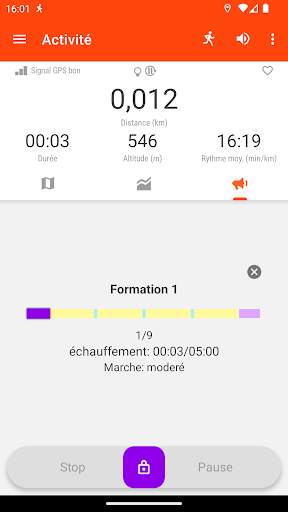 Course, vélo et fitness screenshot 3