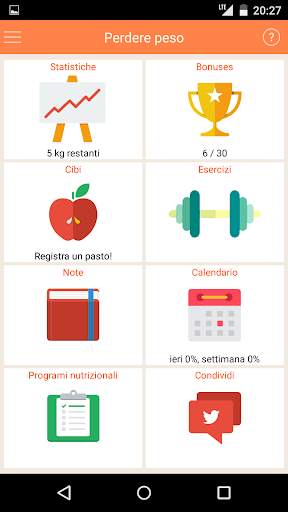 Perdere peso senza dieta screenshot 1