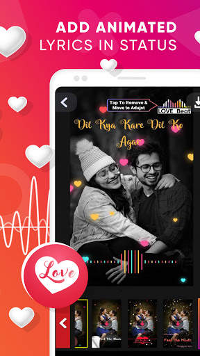 Love Beats - MBit Particle.ly Video Status Maker screenshot 3