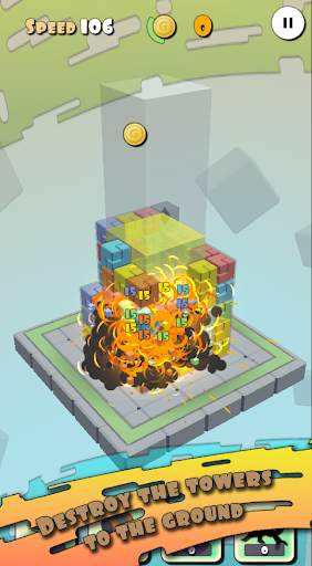 Blast Tower: Match Cubes 3D स्क्रीनशॉट 1