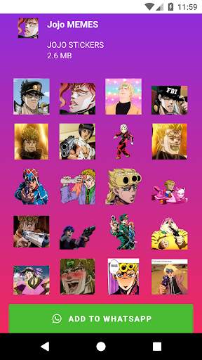 JOJO Stickers screenshot 5