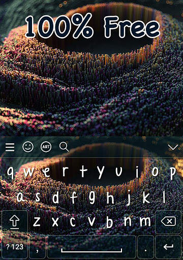 3D Keyboard themes - 3D Art screenshot 5