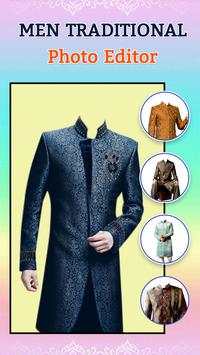 Men Traditional Dresses Photo Suit Editor screenshot 2