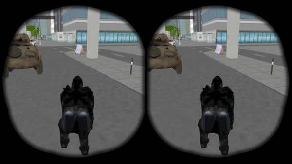 VR Angry Gorilla Rampage 3D :Google Cardboard Game screenshot 4