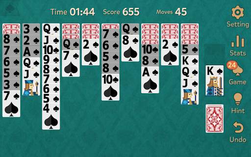 Spider Solitaire: Kingdom screenshot 3