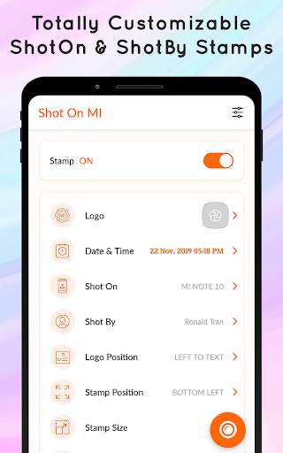 ShotOn for Mi: Auto Add Shot On Watermark on Photo screenshot 11