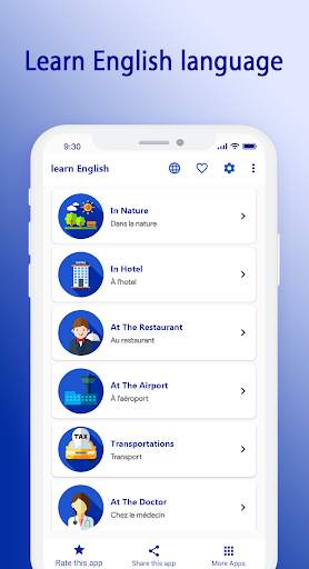 Learn English language offline screenshot 2