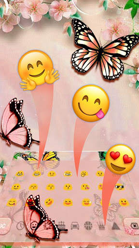 Tema da borboleta da flor screenshot 3