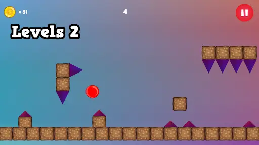 Red Bounce Classic Ball screenshot 2