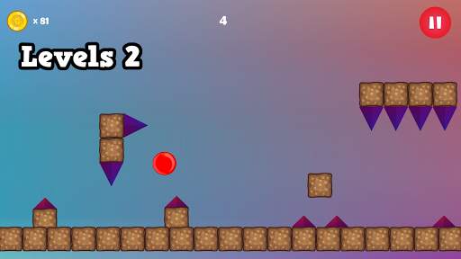 Red Bounce Classic Ball screenshot 2