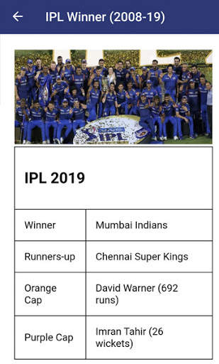 IPL 2020 UAE LIVE - Score, Schedule, Points Table screenshot 6