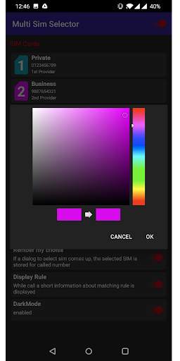Dual Sim Selector / Multi Sim Selector screenshot 7