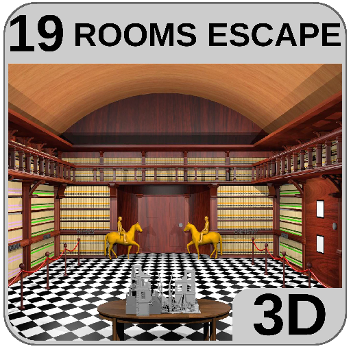 3D Escape Games-Puzzle Library icon