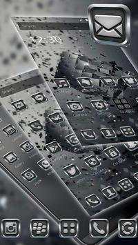 Black Tech Cube Launcher Theme screenshot 2