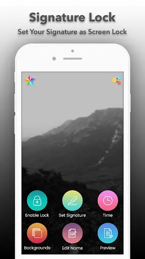 Signature Lock Screen скриншот 1