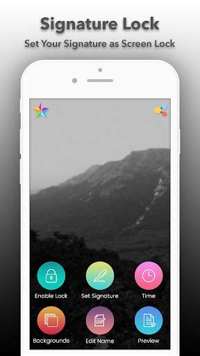 Signature Lock Screen скриншот 1