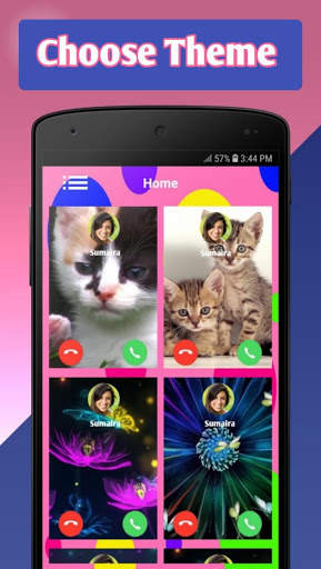Call Flash Color 3D: Caller Screen Themes Free screenshot 3