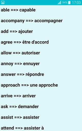 Apprendre L'anglais Sans Internet 2 تصوير الشاشة