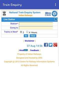 Train Enquiry screenshot 3