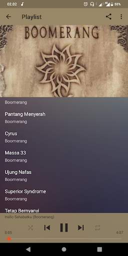 Boomerang full mp3 offline - Best Album screenshot 2