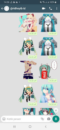 Stiker Wa Anime Vocaloid Sticker For WAStickerApps screenshot 5