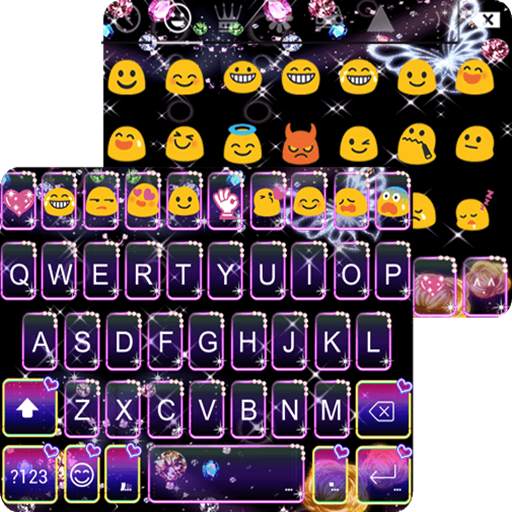 Bejeweled Heart Emoji Keyboard 1.0.5